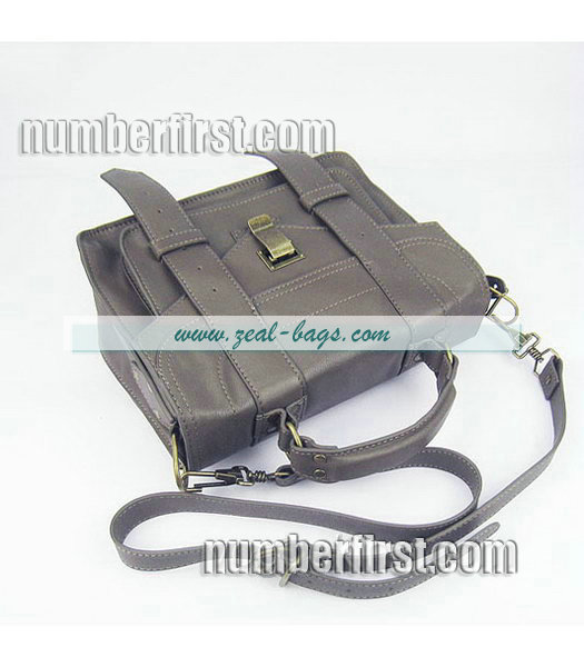 Knockoff Proenza Schouler Lambskin Leather Satchel Small Bag in Grey